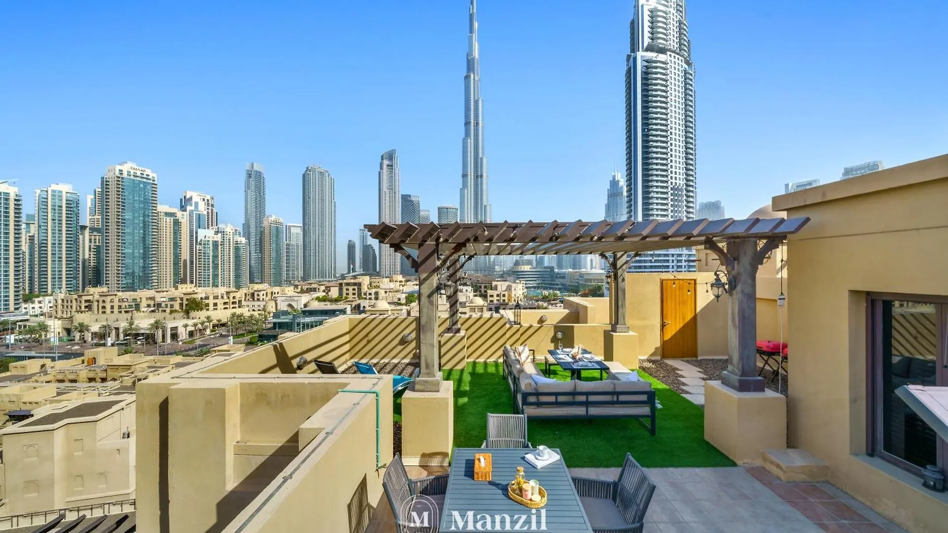Manzil - Cozy 2Br Penthouse With Private Terrace And Full Burj View In Downtown location