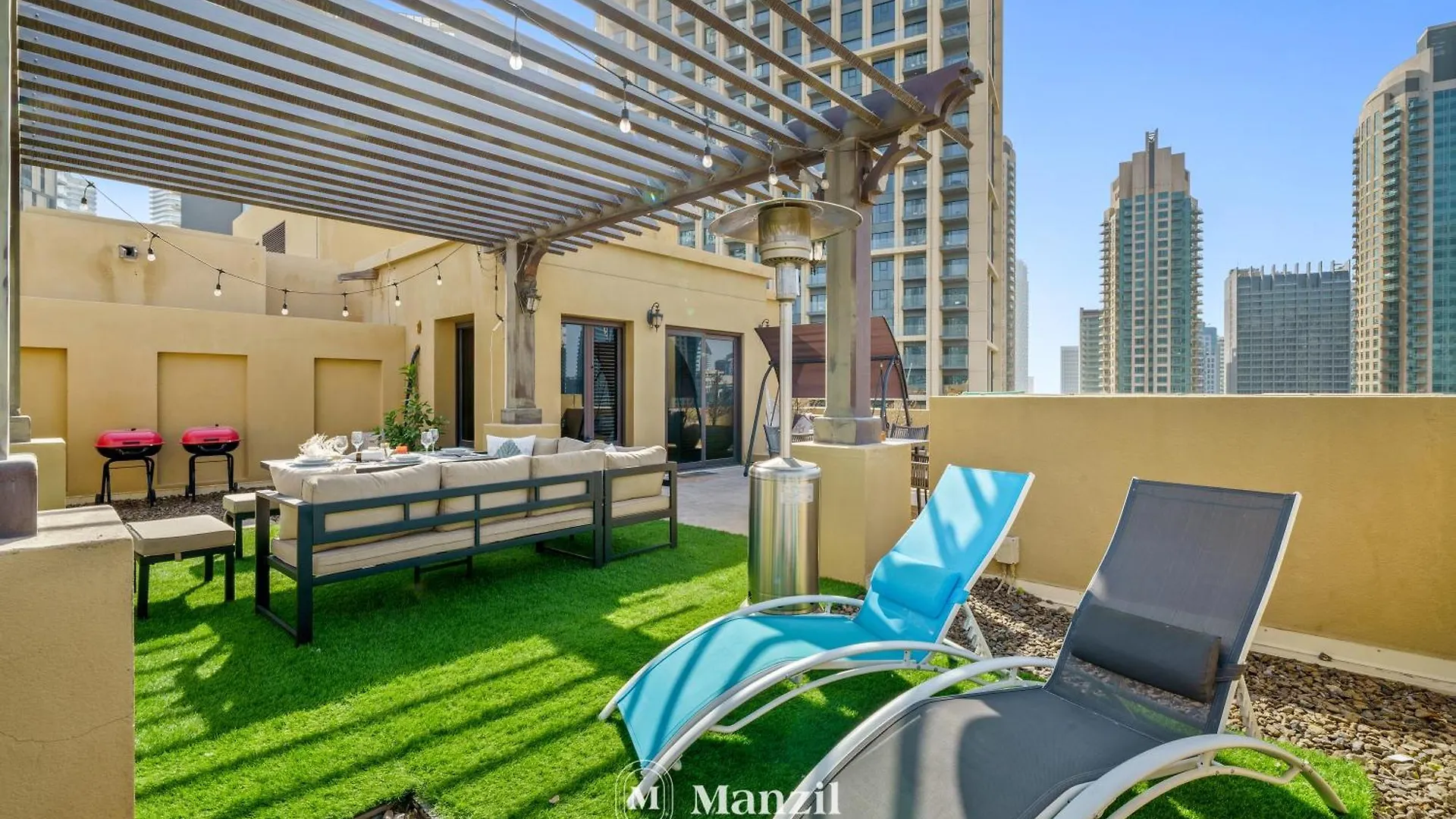 Manzil - Cozy 2Br Penthouse With Private Terrace And Full Burj View In Downtown Apartment Dubai 0*,  United Arab Emirates